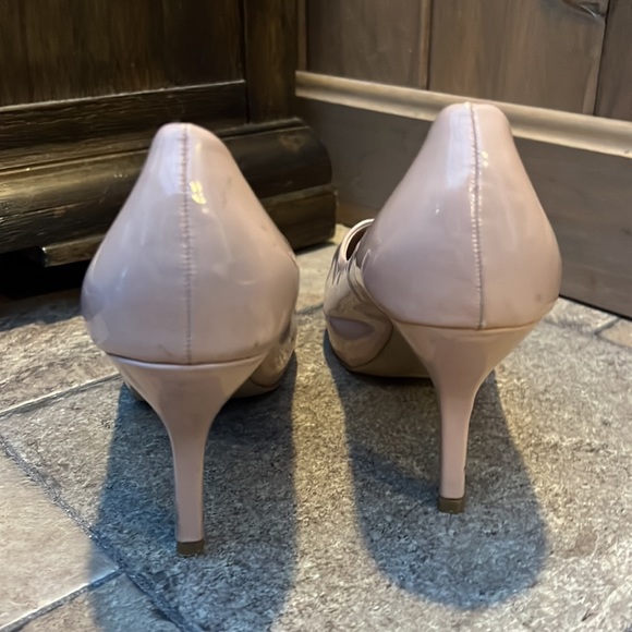 Woman’s size 10 Madden Girl pink faux leather heel EUC - Picture 5 of 6